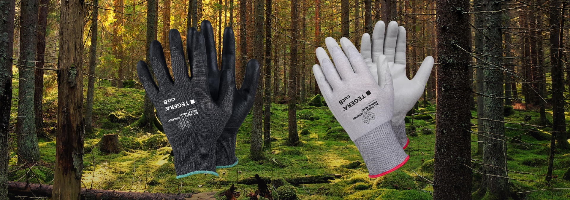 Tegera Cut Resistant Gloves With Bio Based Dyneema Fiber