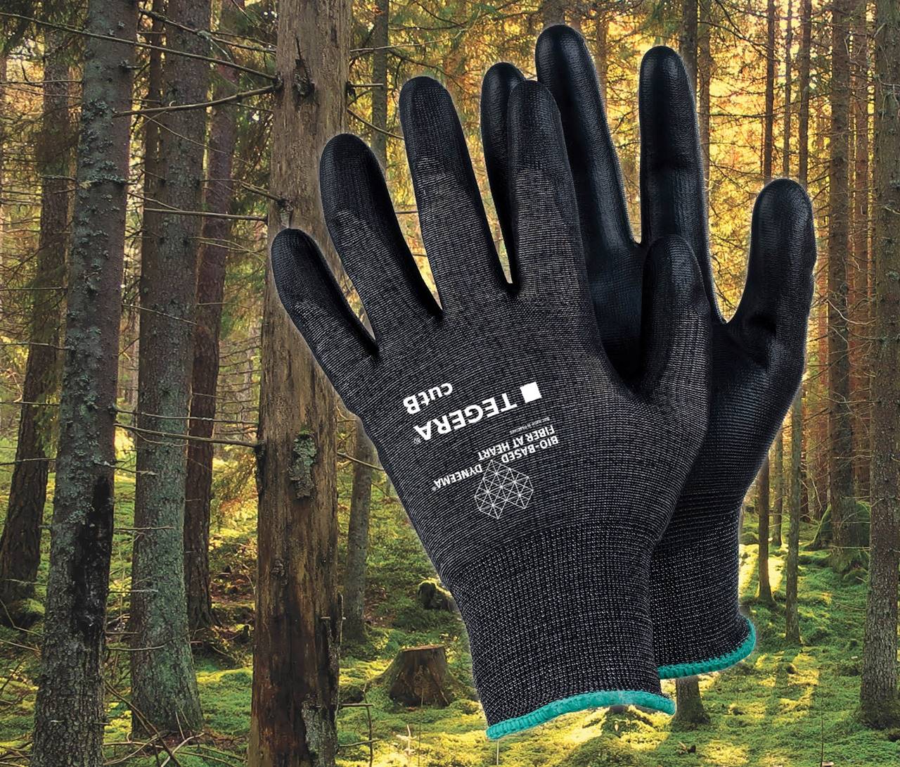 TEGERA Cut resistant gloves with Bio-based Dyneema